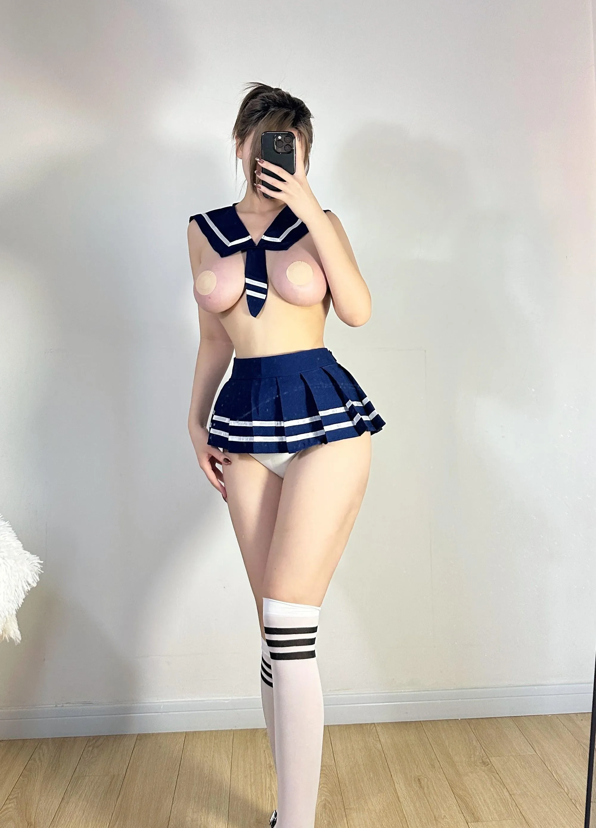 NO.022 乙醇子 – 微密圈系列 21 学院天花板 [39P]插图4